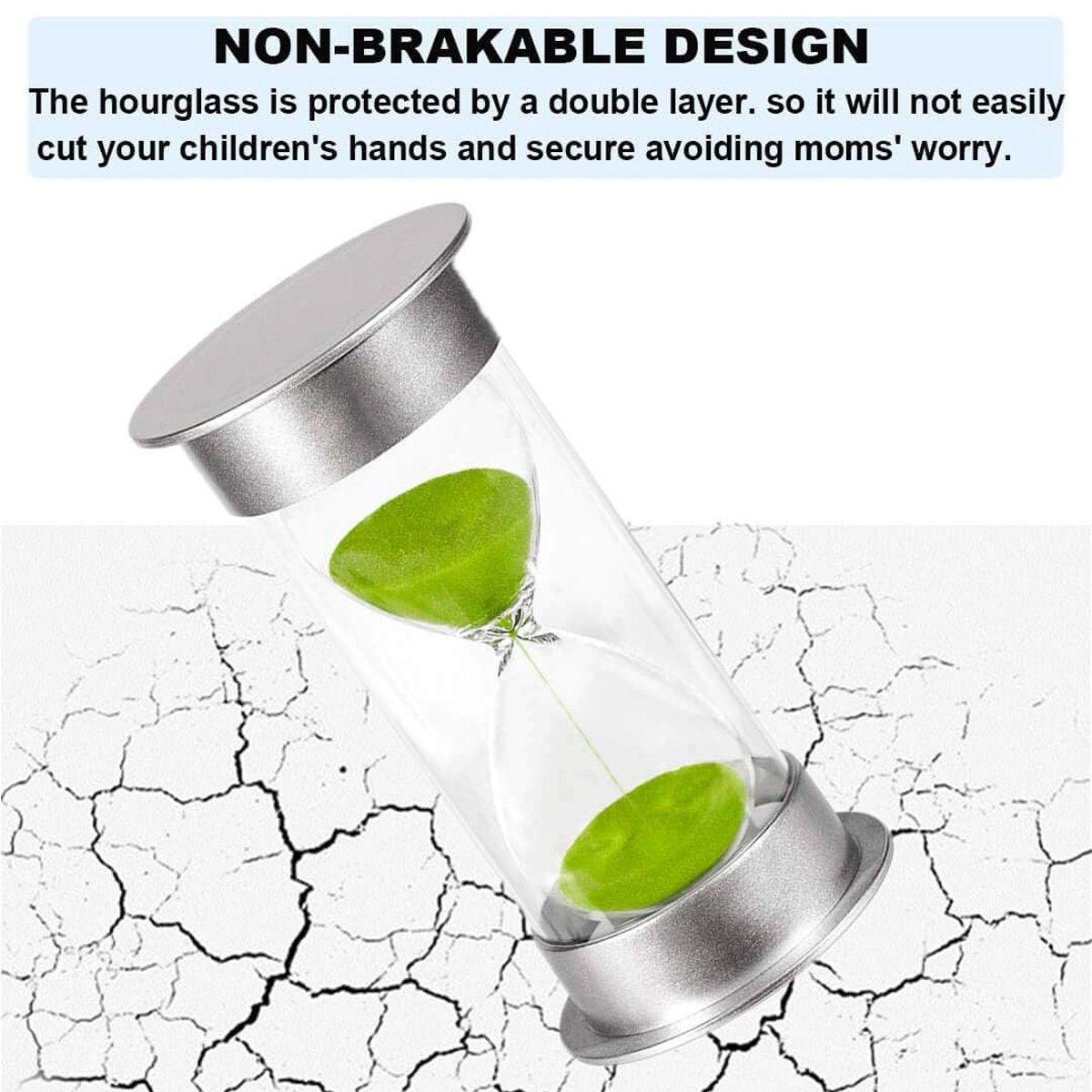 10/15/30 Minute Hourglass Timer Sand Timer for Home Office and Classroom Use - Sky Blue-15min 5