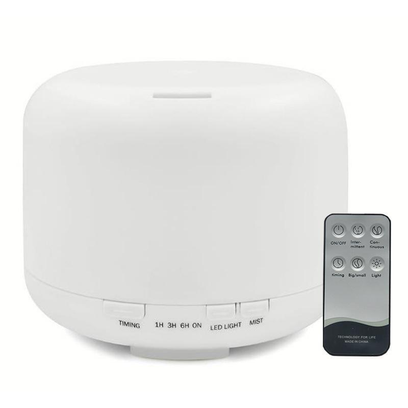 500ML Aroma Aromatherapy Diffuser LED Oil Ultrasonic Air Humidifier Purifier - Light Wood 6