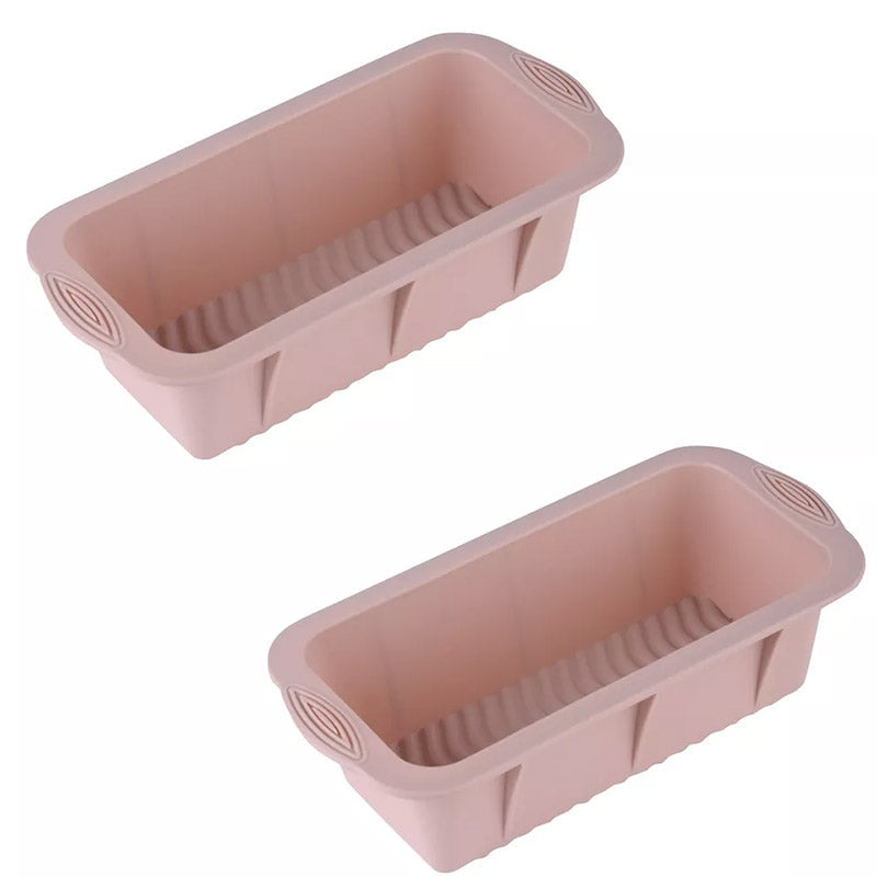 2pcs Large Capacity Ice Cube Tray Mold Rectangle Silicone Ice Grid Maker Kitchen - Orange 6