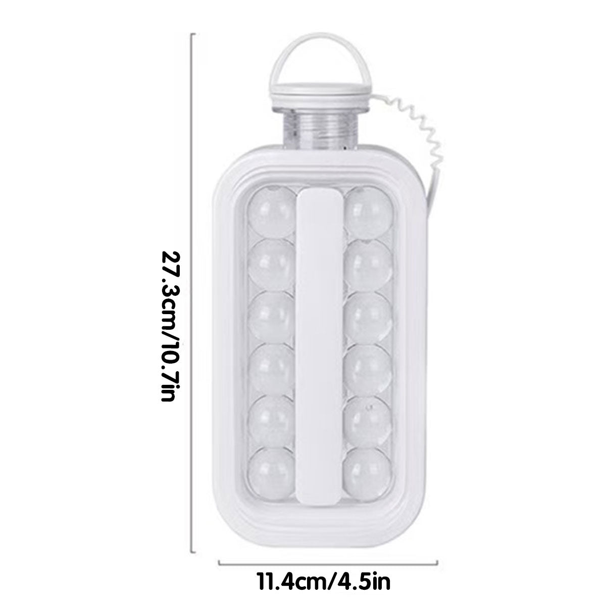 Portable Ice Hockey Pot Ice Cube Tray Water Bottle Clear Household Ice Maker 3