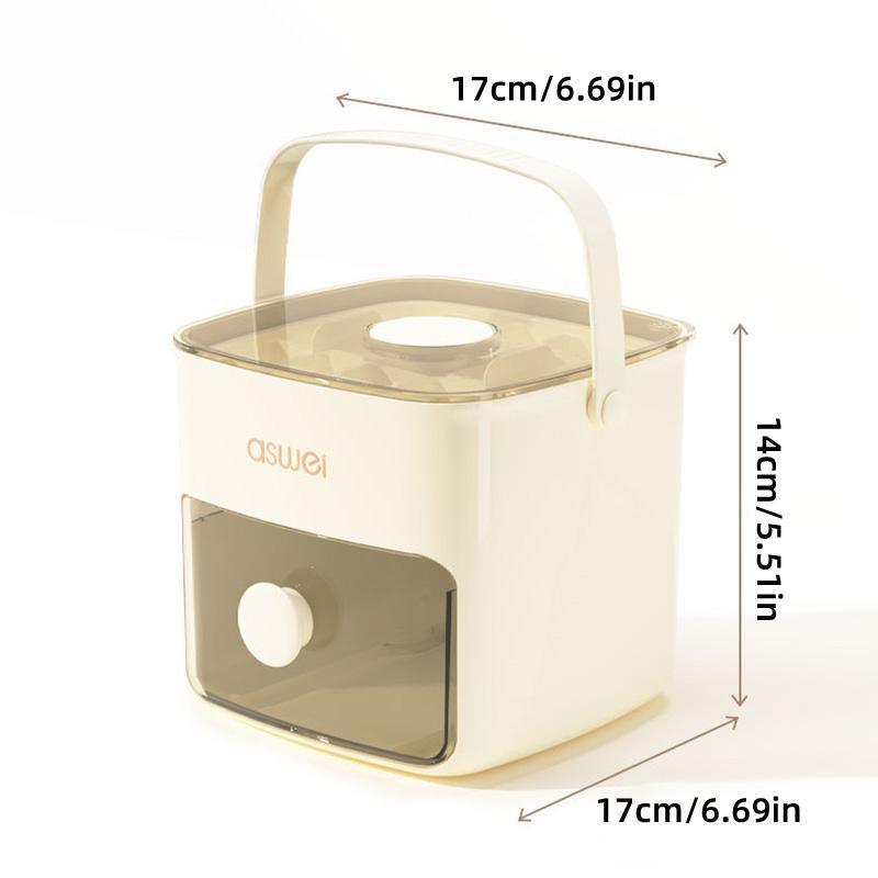 Portable Ice Compartment Cube Mold Plastic Ice Making Box and Ice Cube Holder 3