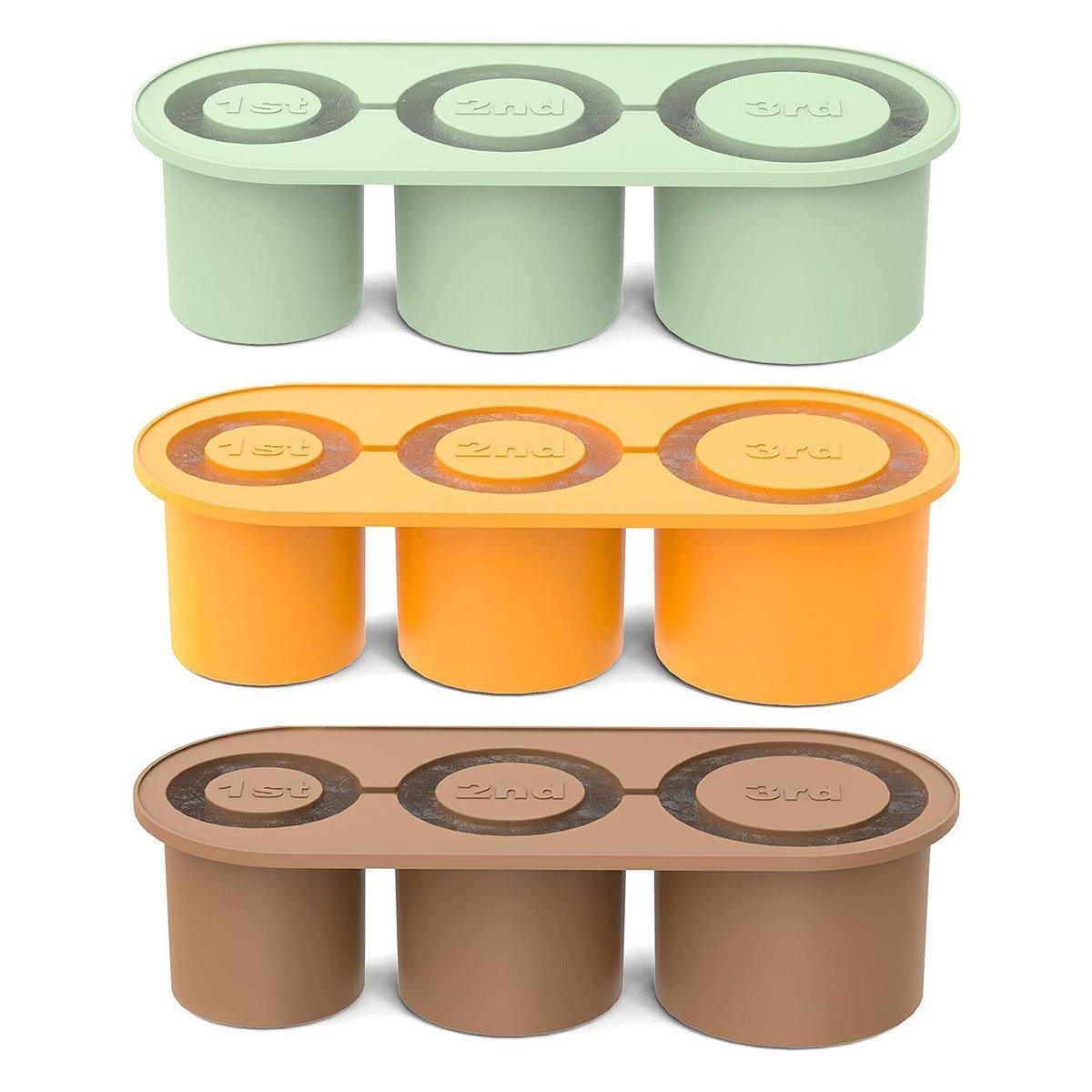 Silicone Ice Cube Tray for 20oz 30oz 40oz Tumbler Easy Release Reusable Mold - Green