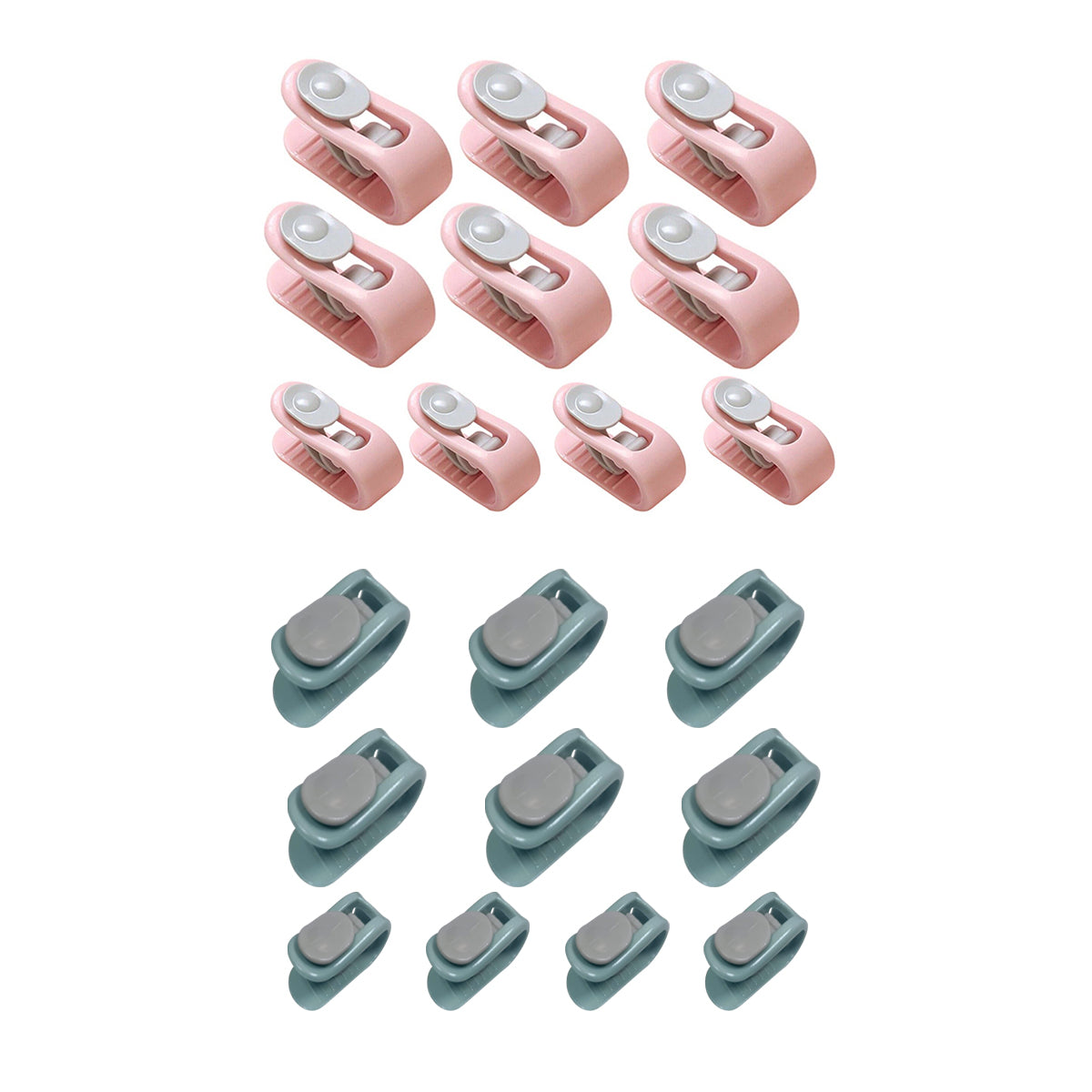 10/20pcs Quilt Retainer Cover Clips Invisible Needle-Free Thumb Buckle Bedding - Pink-10pcs 9