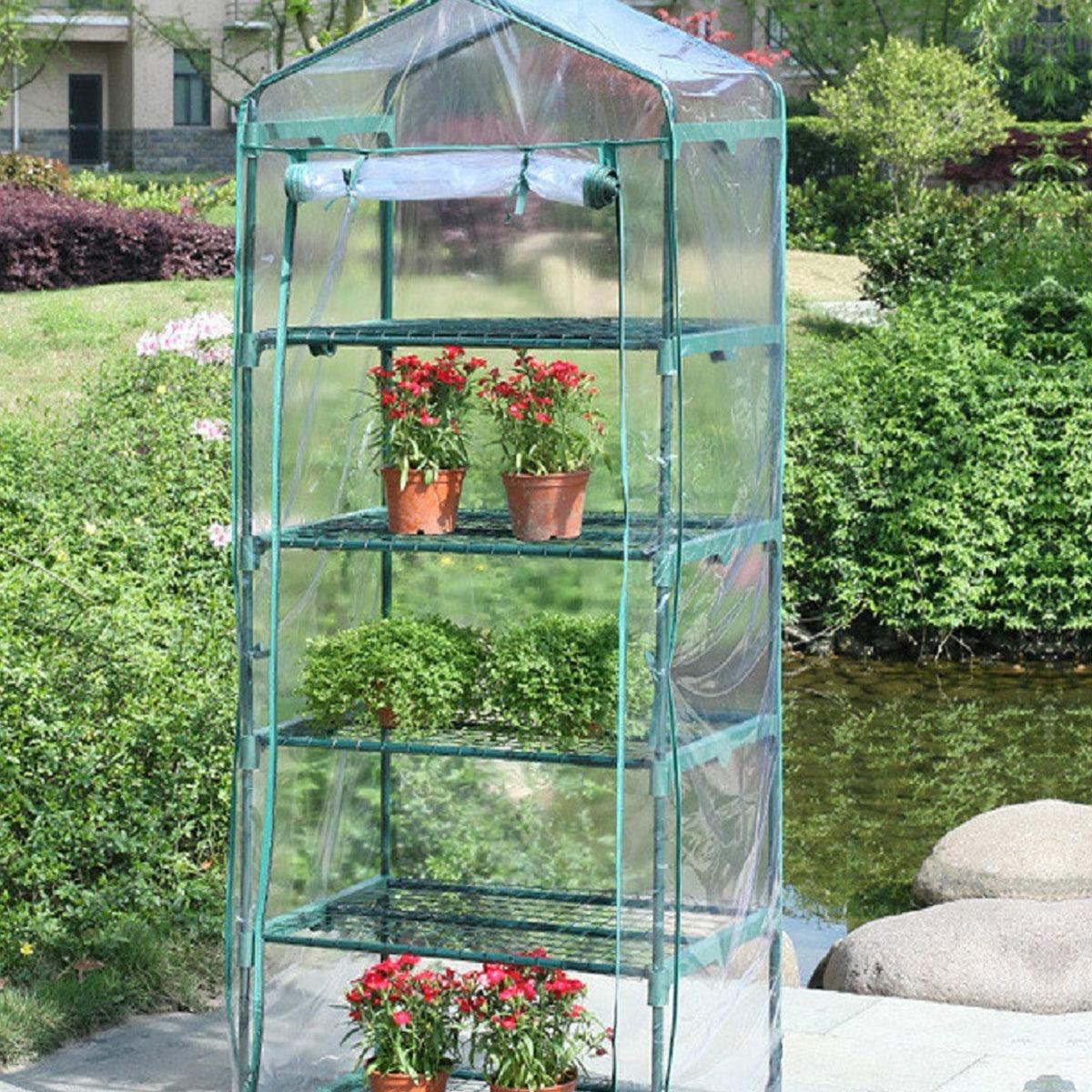 5 Tier Garden PVC Plant Insulation Warming Shed Conservatory Cover No Brackets 4