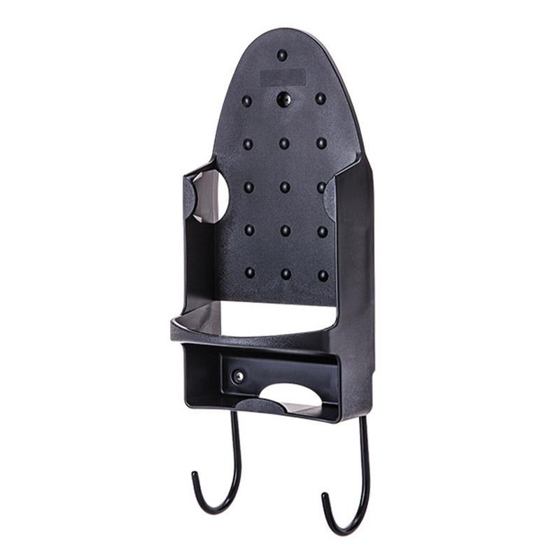 Iron Stand Double Hook Storage Rack Hanging Iron Holder for Home Organisation - Black 6