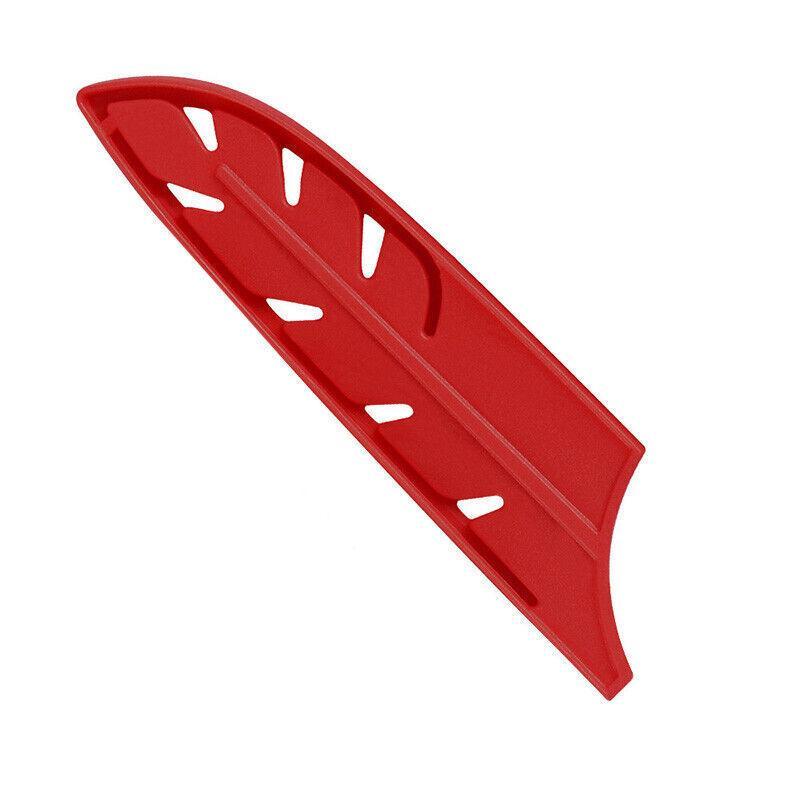 Plastic Knife Sheath Edge Guard Cover Scabbard Slicing Blade Red Protector Chef - Japanese Scabbard- 5in 11