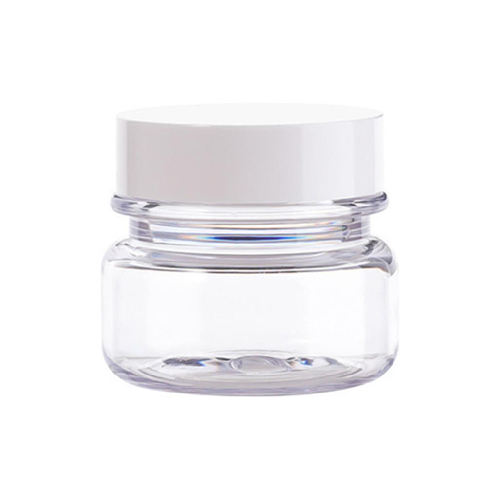 10pcs PET Plastic Cosmetic Bottles Refillable Travel Face Cream Containers - 30ml-Brown+Black-Double 8