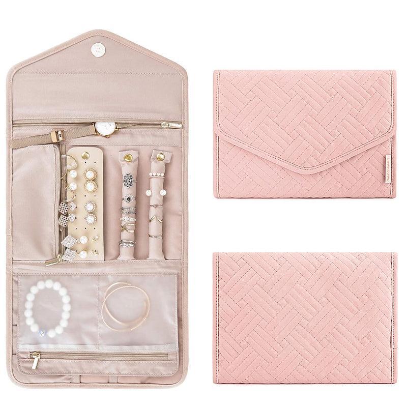 Periea Travel Jewellery Roll -Jewellery Travel Pouch Portable Case Box Organiser - Green 6