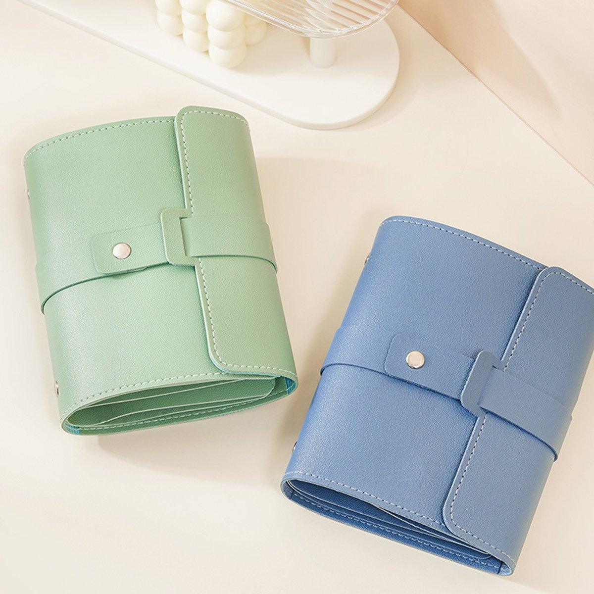Travel Jewellery Storage Bag Portable Organizer Pouch for Rings Earrings Case - Blue 4
