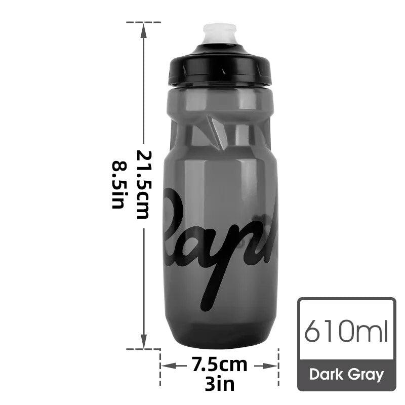 610ML Cycling Water Bottle Outdoor Sports Portable Squeeze Bottle Leakproof - Black 3