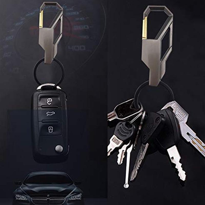 Stylish Metal Car Key Rings Alloy Chain Heavy Duty Gift Keyring Keychain Holder 3