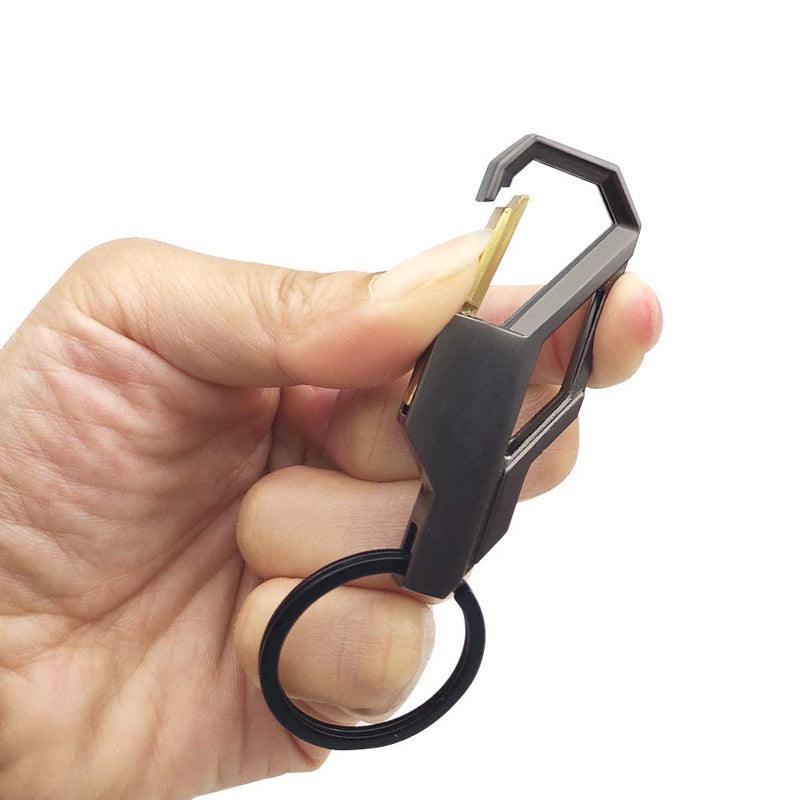 Stylish Metal Car Key Rings Alloy Chain Heavy Duty Gift Keyring Keychain Holder 4