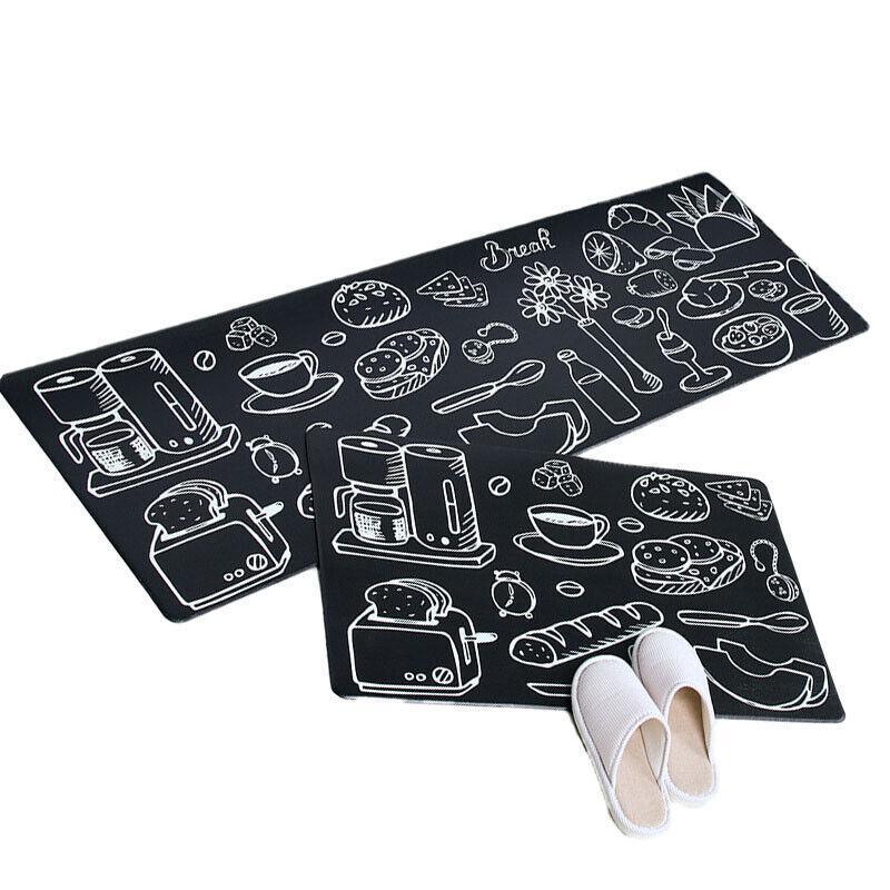 45x180cm Kitchen Mat Non-Slip Waterproof Pvc Floor Rug Carpet Anti-Oil Easy Clean - Kitchen 7