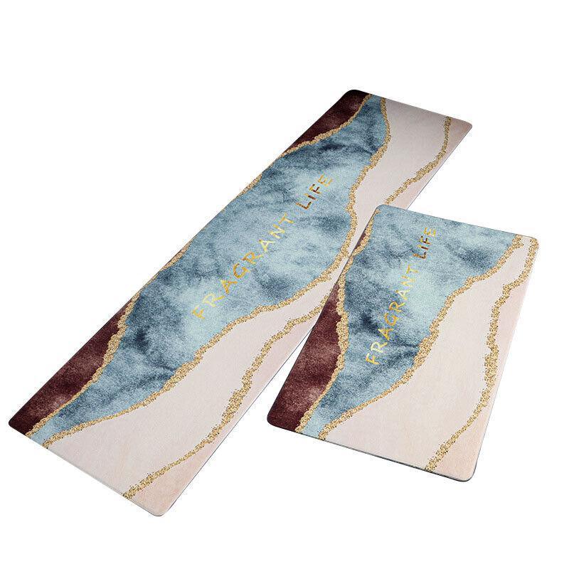 45x180cm Kitchen Mat Non-Slip Waterproof Pvc Floor Rug Carpet Anti-Oil Easy Clean - Kitchen 9