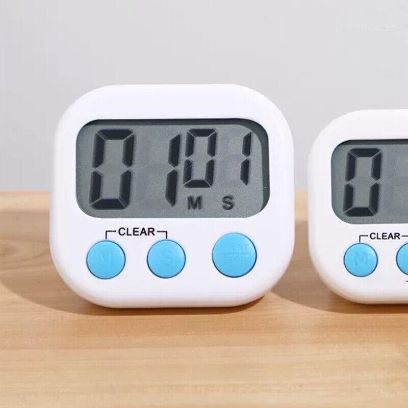 Kitchen Timer with Large LCD Display Screen and Back Mount Countdown Alarm 3