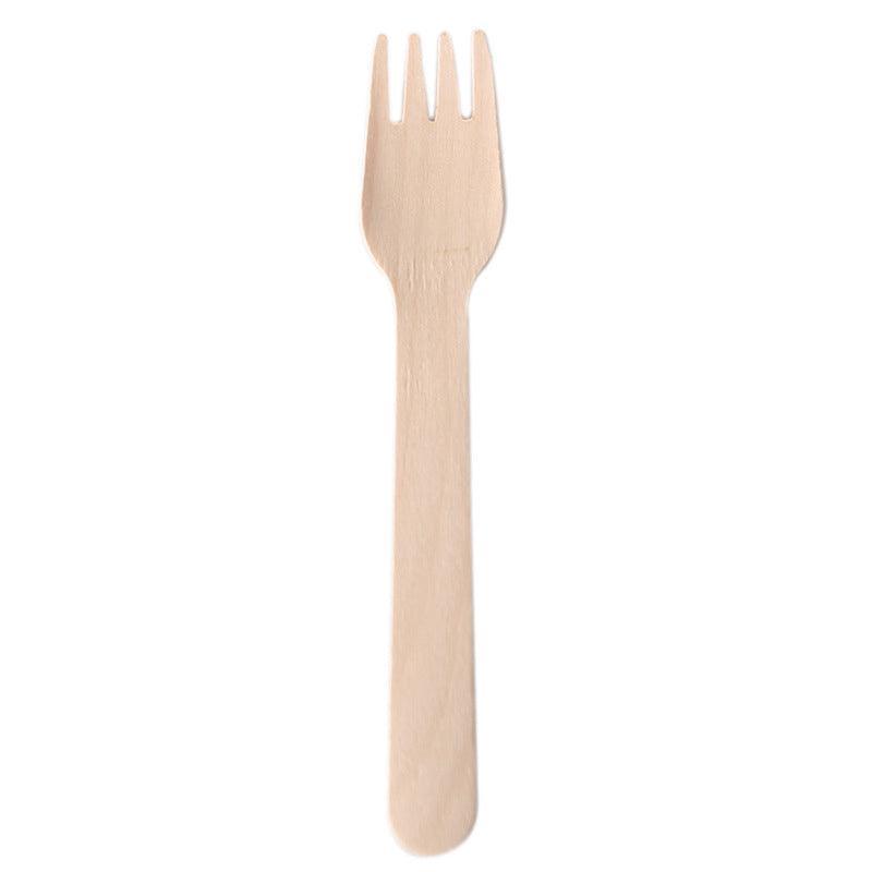 Wooden Cutlery Set Disposable Bamboo Wood Bulk Buy Forks Spoons Knives Party - 100PCS Knives 7