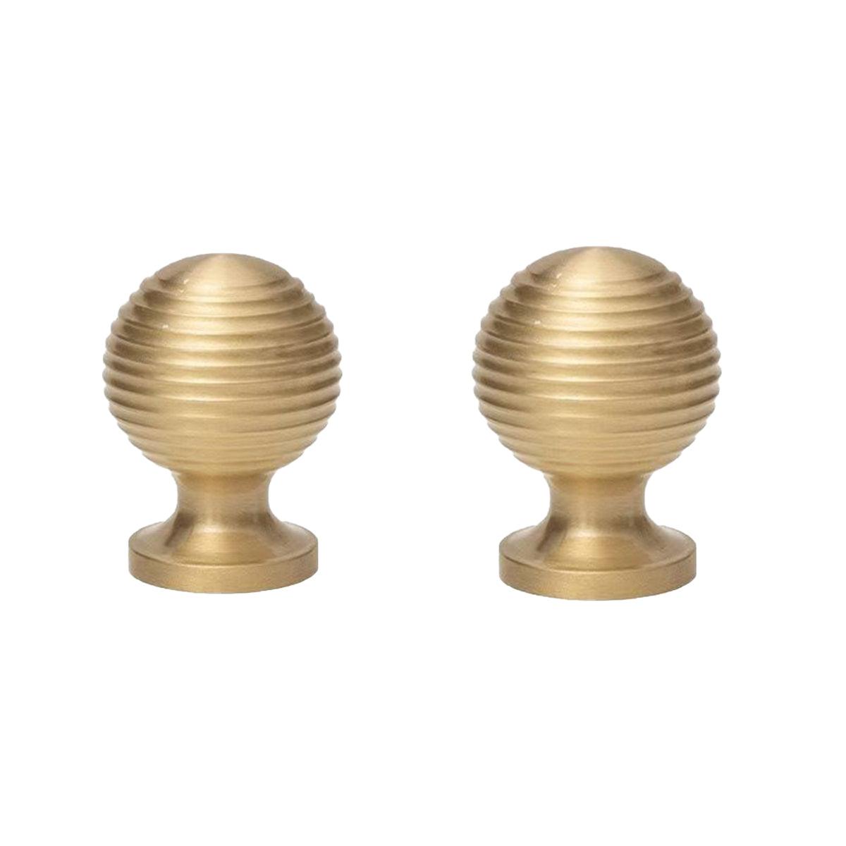 Round Ball Cabinet Handle Single Hole Modern Pull for Drawer Wardrobe Cupboard - 28mm