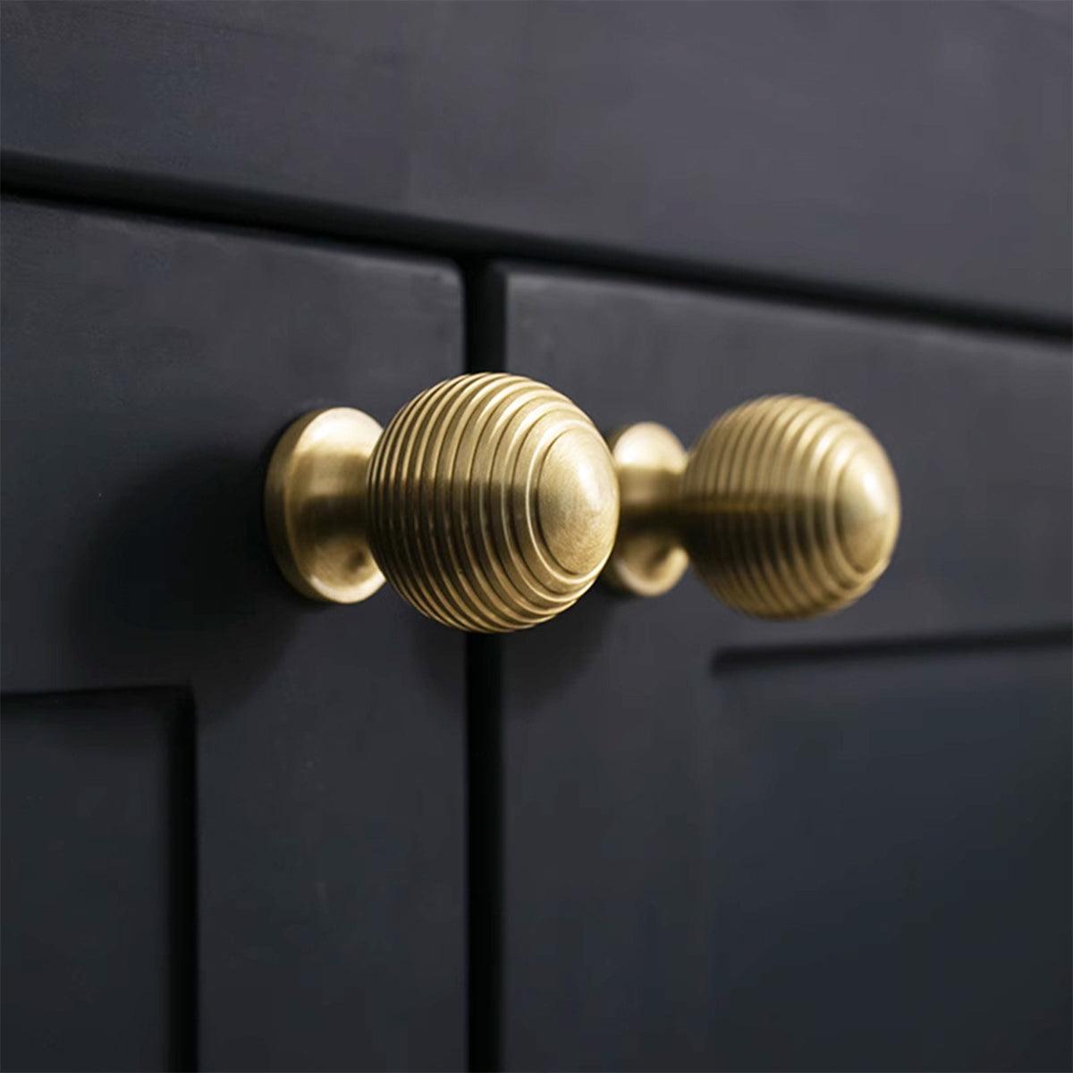 Round Ball Cabinet Handle Single Hole Modern Pull for Drawer Wardrobe Cupboard - 28mm 4