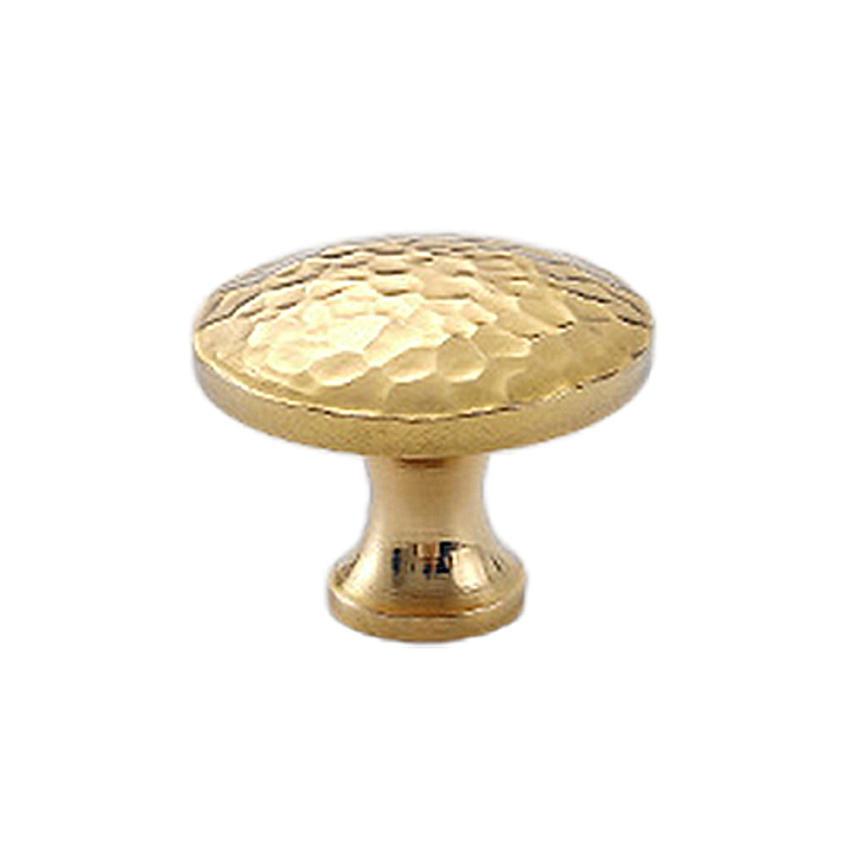 Gold Hammer Ball Handle Knob Closet Door Pull Drawer Handle Wardrobe Hardware - Round 6