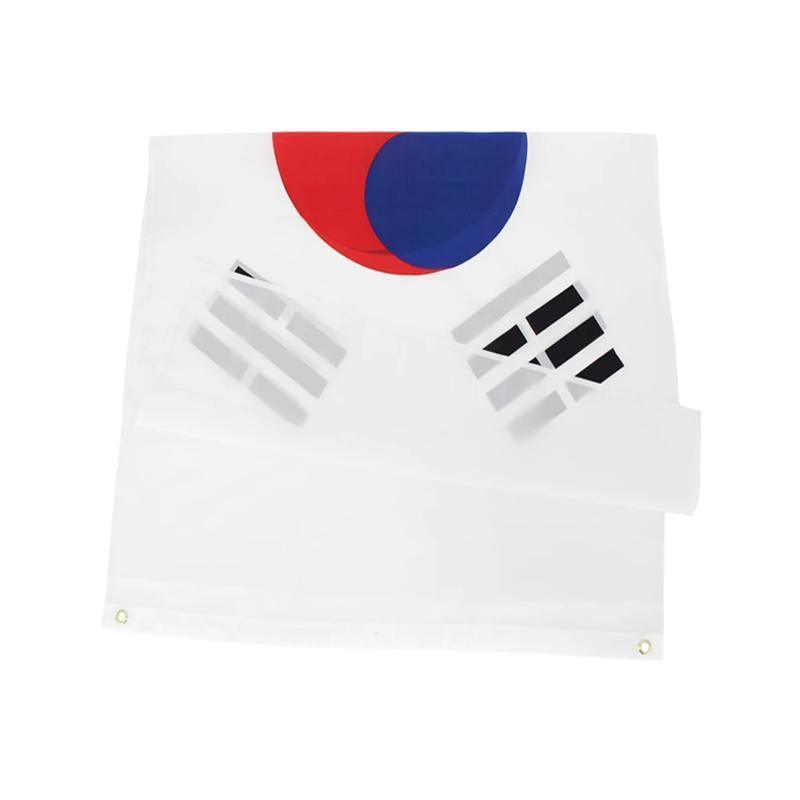 Large South Korea Flag Heavy Duty Outdoor Korean 90 X 150 CM - 3ft x 5ft 3