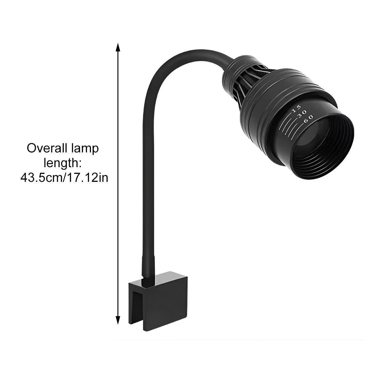 Fish Tank Clamp Light Special Focus Aquarium Lamp for Viewing Landscape Lighting - 9.6W 3