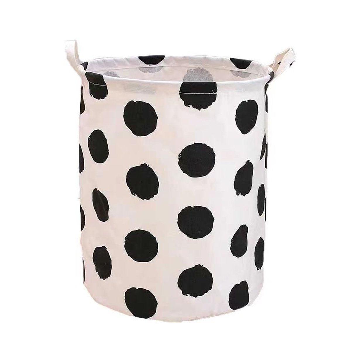 Foldable Laundry Basket Dirty Clothes Hamper Toy Storage Organizer Storage Bin - English Letters 8