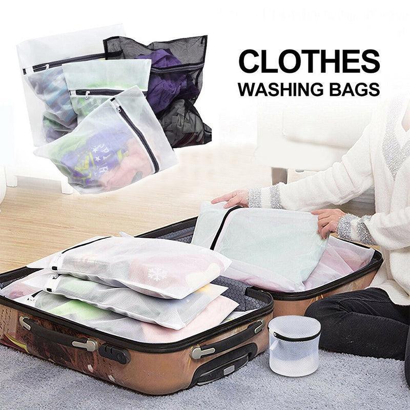Essential Travel Wash Bag Set for Delicate Clothing – 4 Pack Mesh Bags 4
