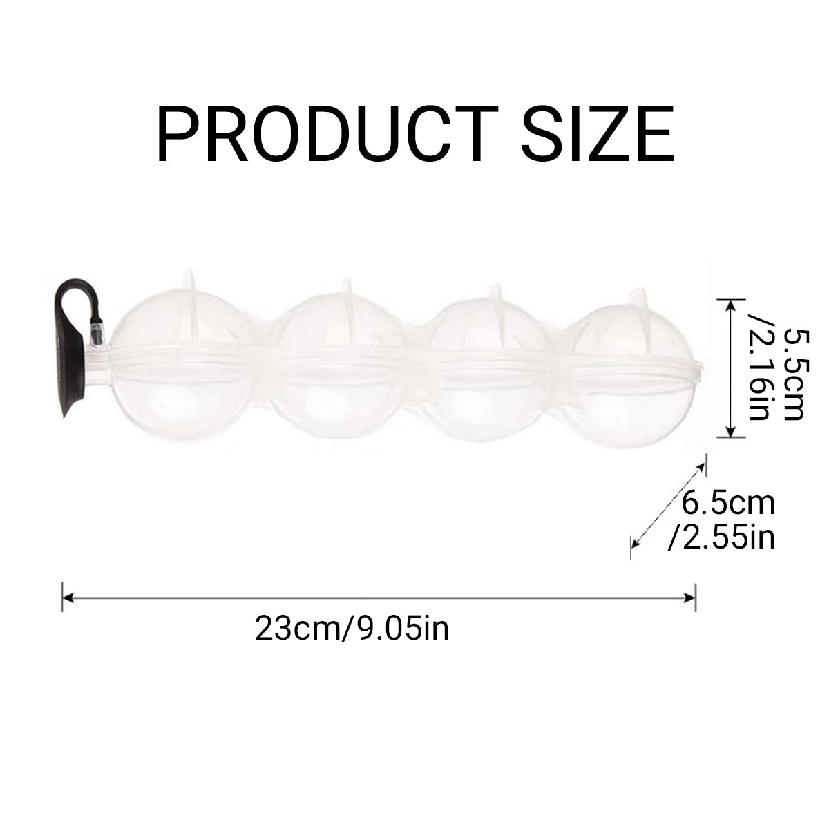 2X Large Ice Ball Maker Cube Tray Big Silicone Mold Sphere Whiskey Round Mould 3