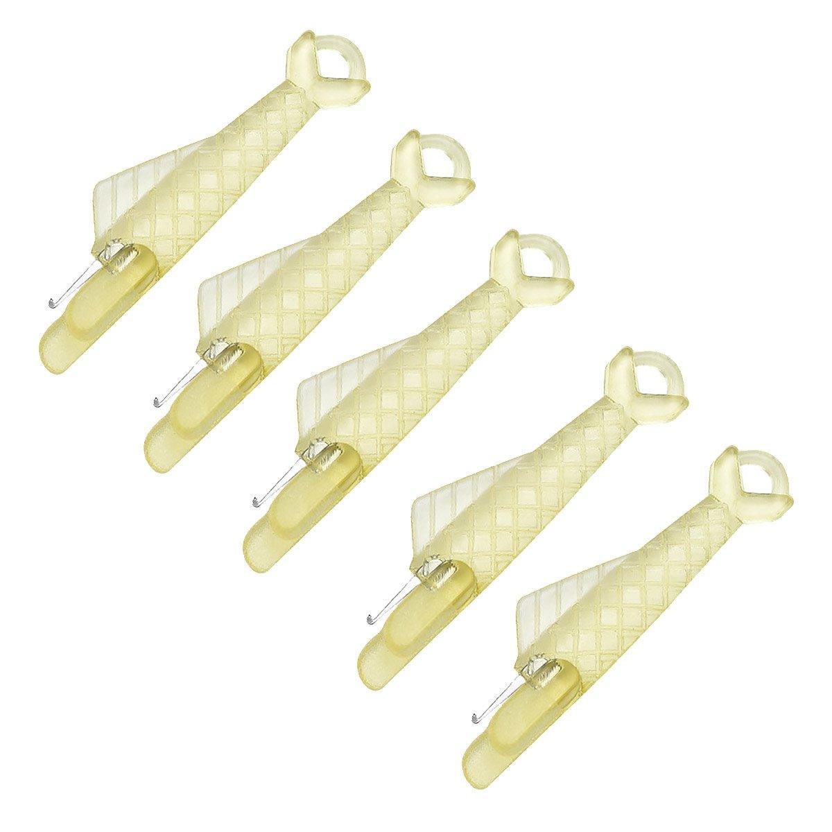 5PCS Plastic Needle Threader Tool for Sewing Machine Quick Lead Garment Sewing - Green 7