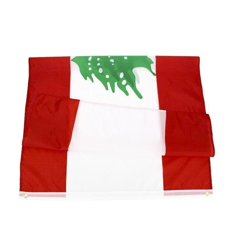 Large Lebanon Lebanese Flag Heavy Duty Outdoor Lb 90X150Cm - 3X5Ft 3