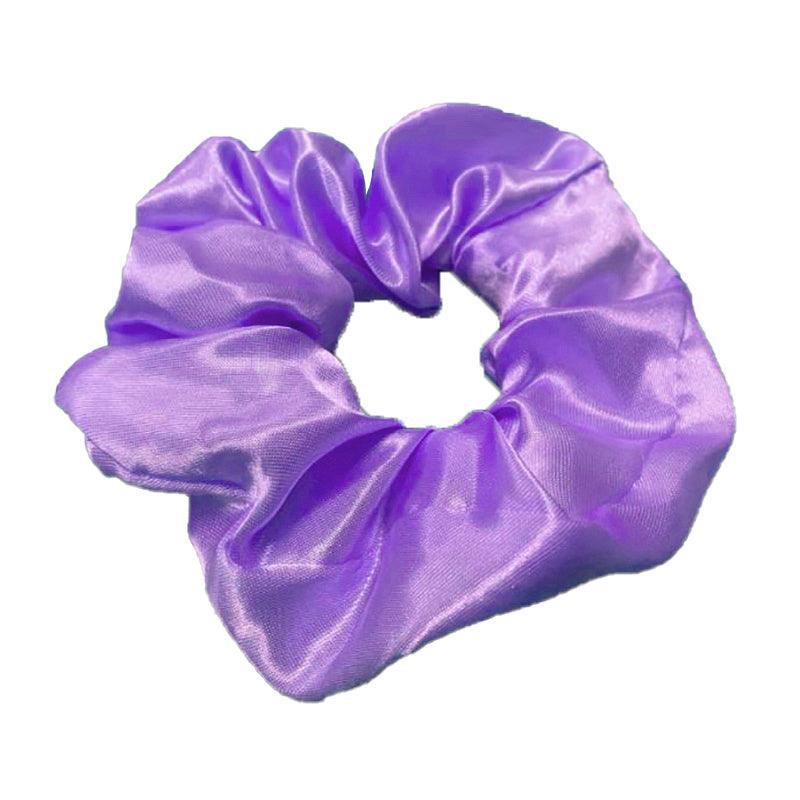 Led Shinny Hair Ties Elastic Scrunchies Women Teen Party Accessories - Purple 12
