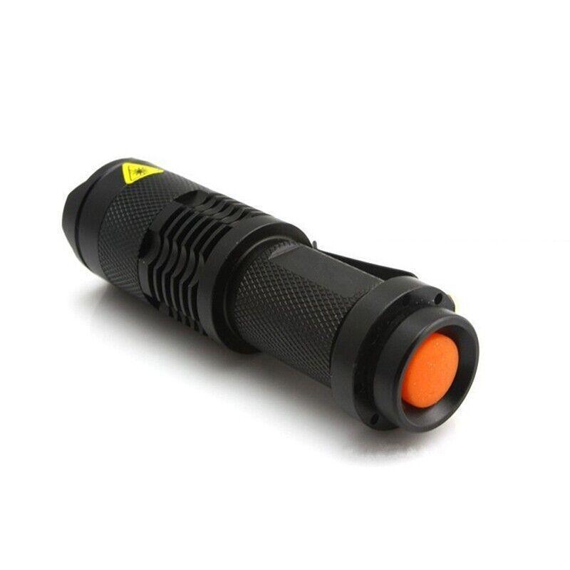 5/10x Mini Q5 LED Flashlight Torch Adjustable Focus Zoom Light Lamp 1200LM - 5PCS 4