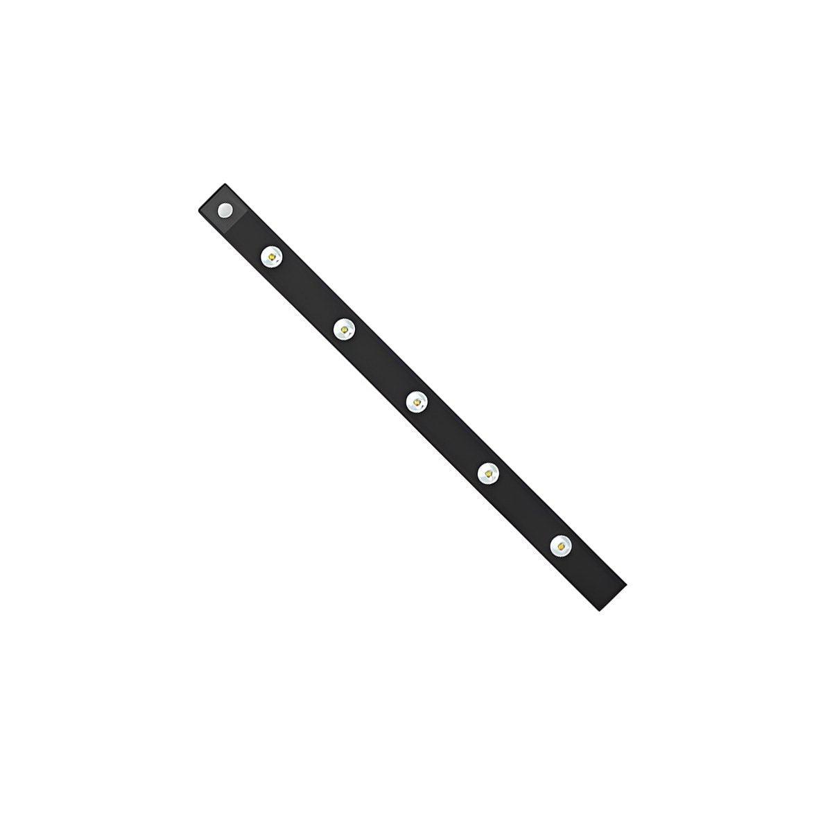 Ultra-Thin Intelligent LED Motion-Sensing Light Bar Rechargeable Strip Lamp - Ordinary Model - Black 20cm 15