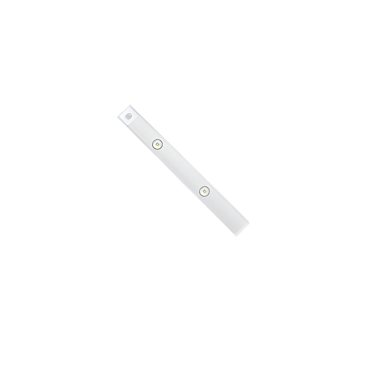 Ultra-Thin Intelligent LED Motion-Sensing Light Bar Rechargeable Strip Lamp - Remote Control Model - Black 30cm 7