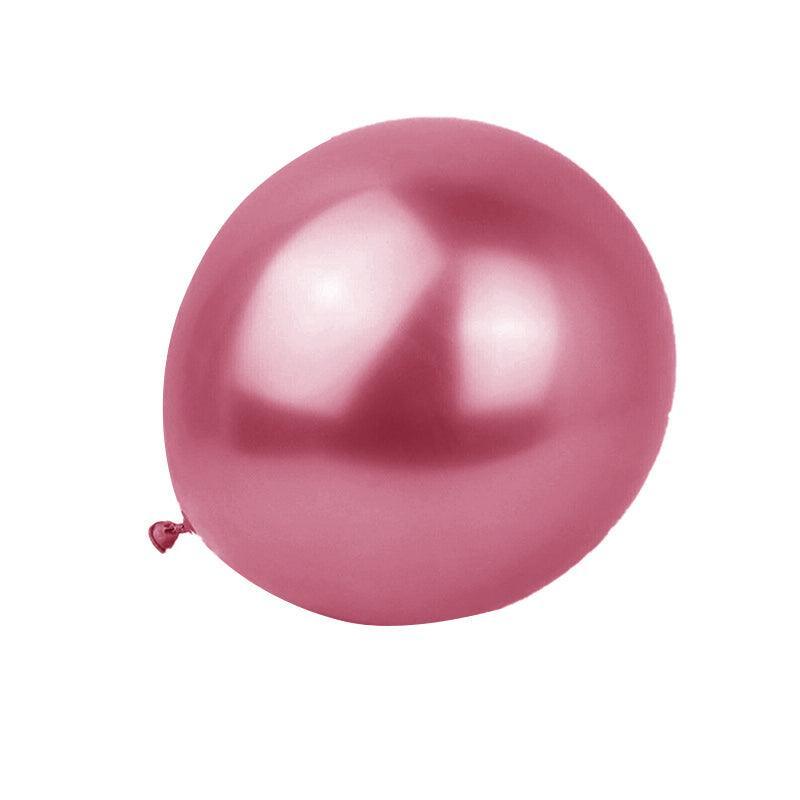 Metallic Latex Balloons 12 Inch Chrome Party Balloons for Birthday Wedding Decoration - Light Purple 50PCS 9