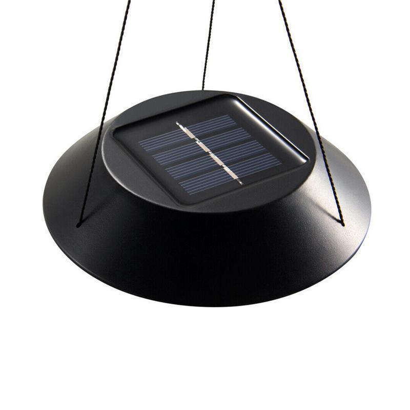 Wind Chimes Solar Powered Led Lights Changing Hanging Garden Yard Outdoor Decor - Hummingbird 4