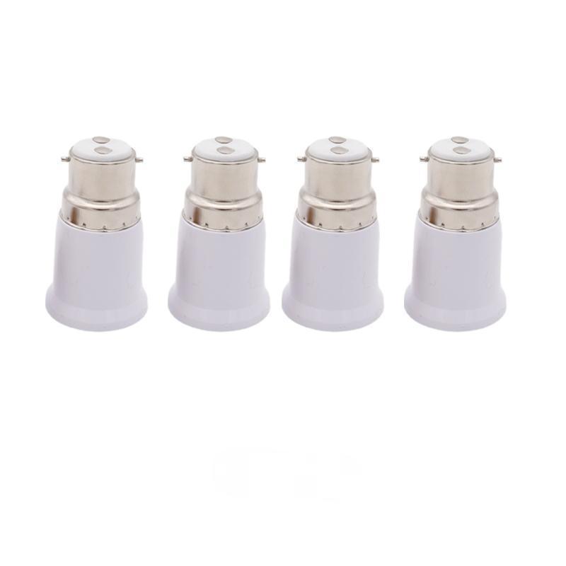 4/10x B22 To E27 Light Socket Adapter Bayonet Lamp Base To Edison E27 Bulb Screw - Light Socket-4pcs-853204 6