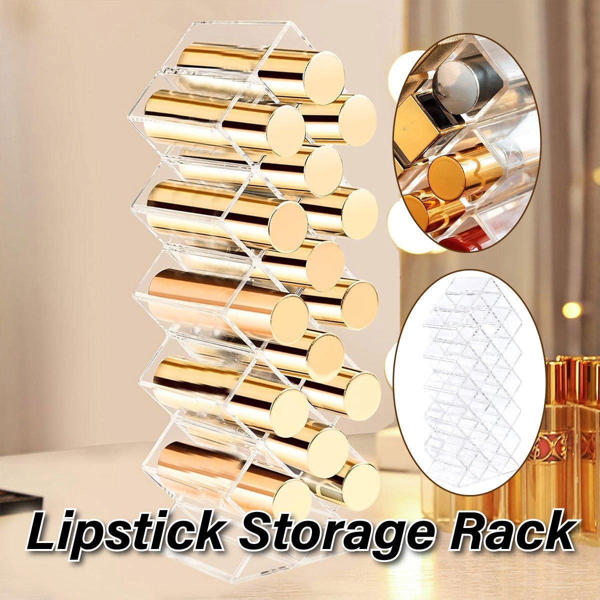 Fish Shaped Vertical Lipstick Storage Display Rack Cosmetic Organizer Holder Box