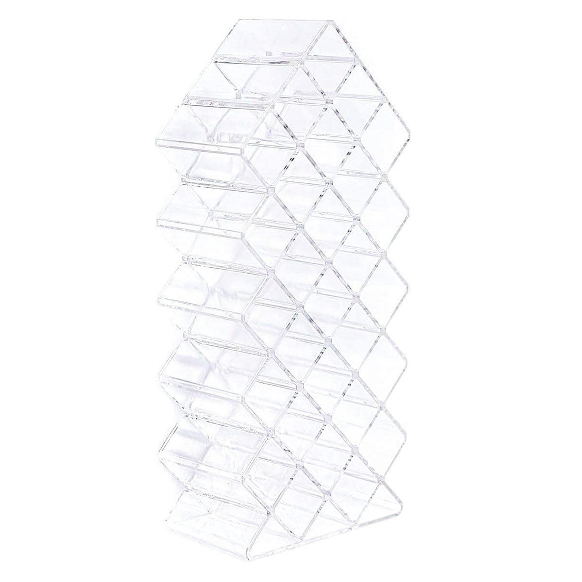 Fish Shaped Vertical Lipstick Storage Display Rack Cosmetic Organizer Holder Box