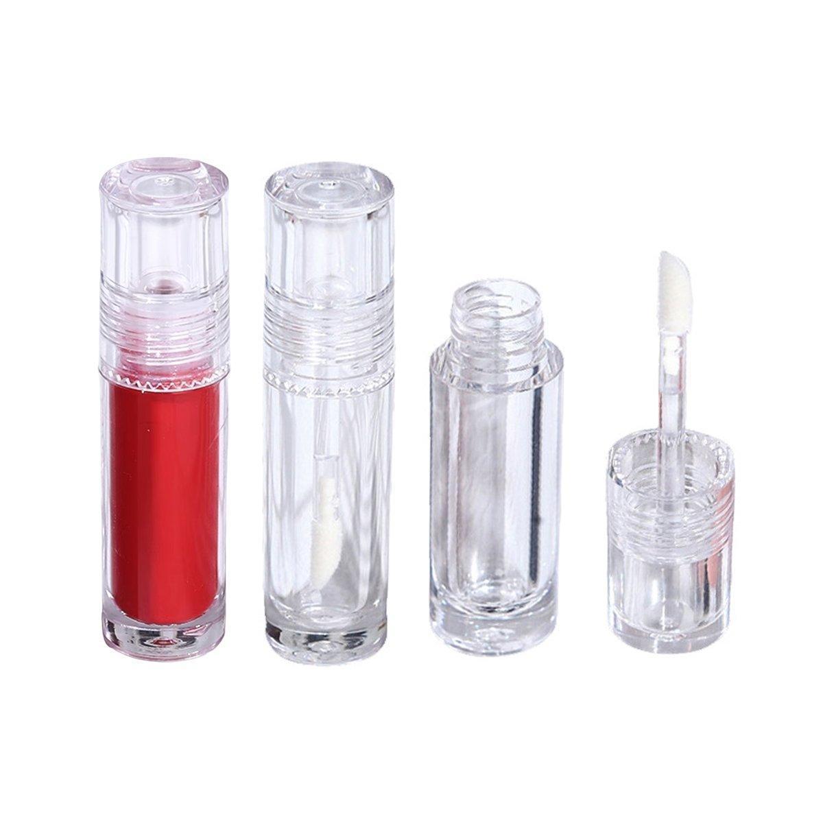 10pcs 3ml Transparent Lip Gloss Tubes Small Capacity Lip Glaze Containers 5