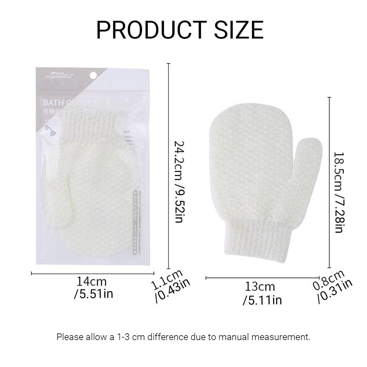 Bath Gloves Exfoliating Scrubbing Mitt Shower Cleaning Body Wash Supplies 3