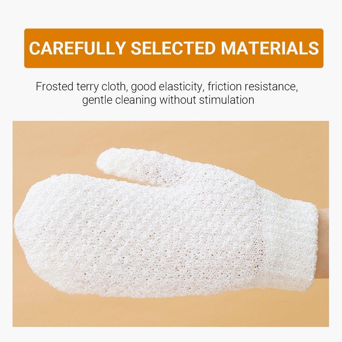 Bath Gloves Exfoliating Scrubbing Mitt Shower Cleaning Body Wash Supplies 5