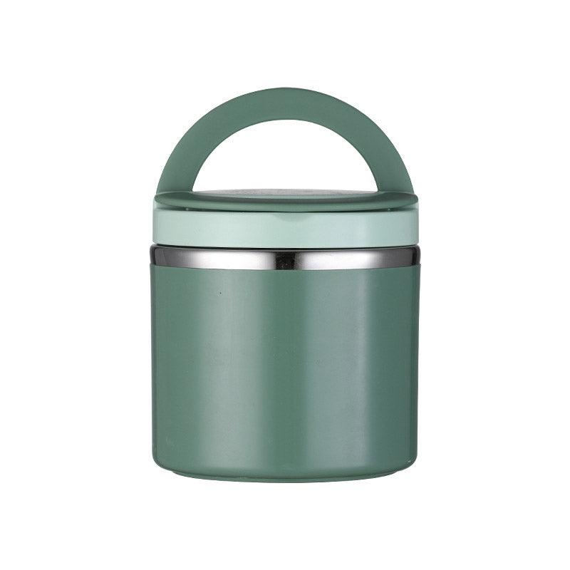 Stainless Steel Insulated Lunch Box Bento Box Thermal Food Container Breakfast - Green 6