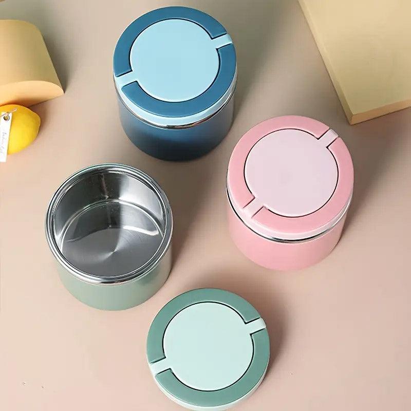 Stainless Steel Insulated Lunch Box Bento Box Thermal Food Container Breakfast - Pink 5