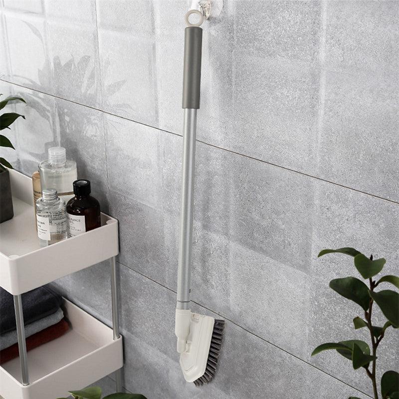 Long Handled Shower Scrub Brush with Extendable Pole for Bathroom Tiles 5