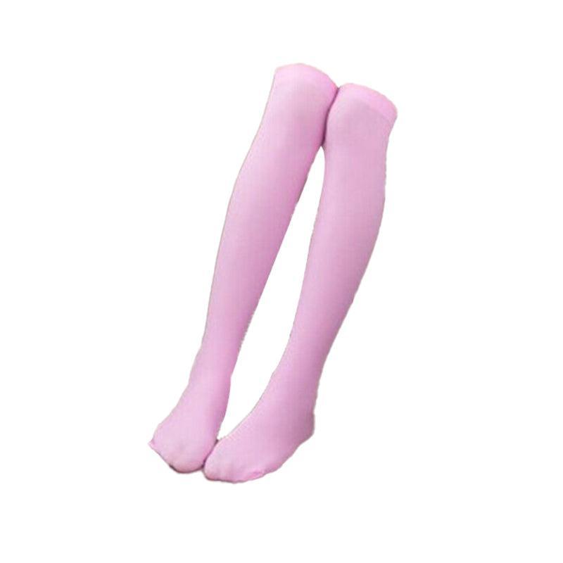 Womens Girls Long Socks Over Knee Thigh High Stockings Hosiery Tights Pantyhose - Black 8