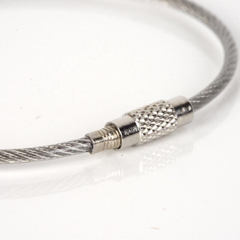 Luggage Tag Aluminum Travel Baggage Suitcase Identity Address Name Label Cards - Silver 4