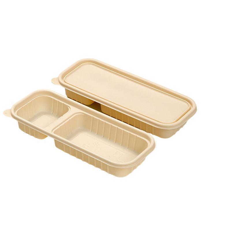 Biodegradable Corn Starch Meal Prep Containers Lids Durable Multi Compartment - A3 7