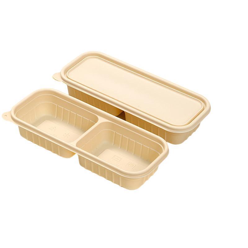 Biodegradable Corn Starch Meal Prep Containers Lids Durable Multi Compartment - A3 8