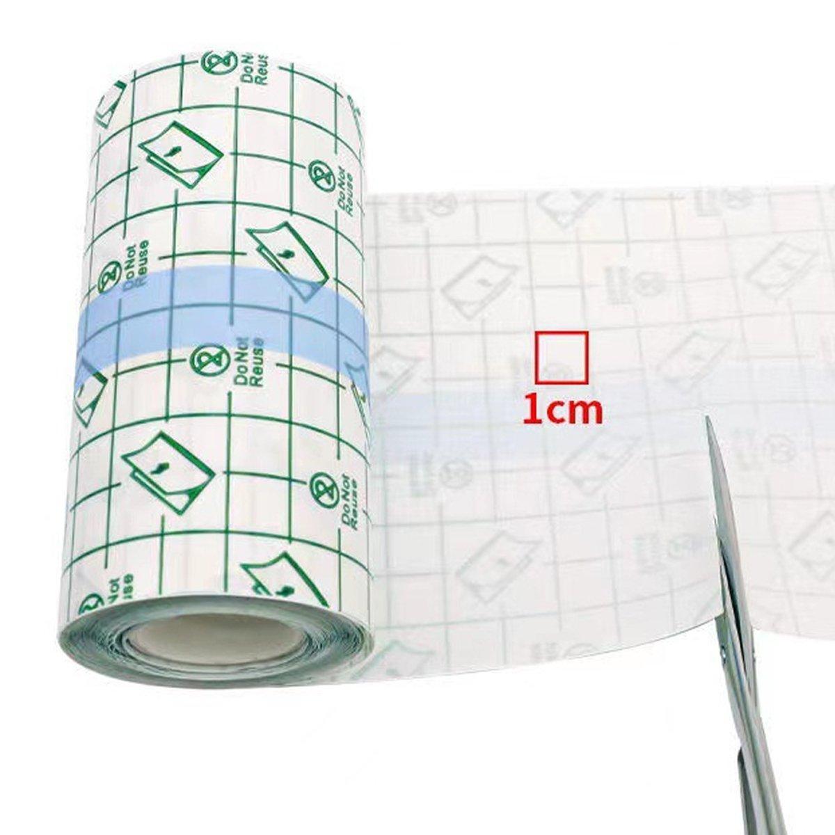 Waterproof PU Film Adhesive Tape Transparent High Stickiness Cuttable Bandage - 5cm x 10m 5